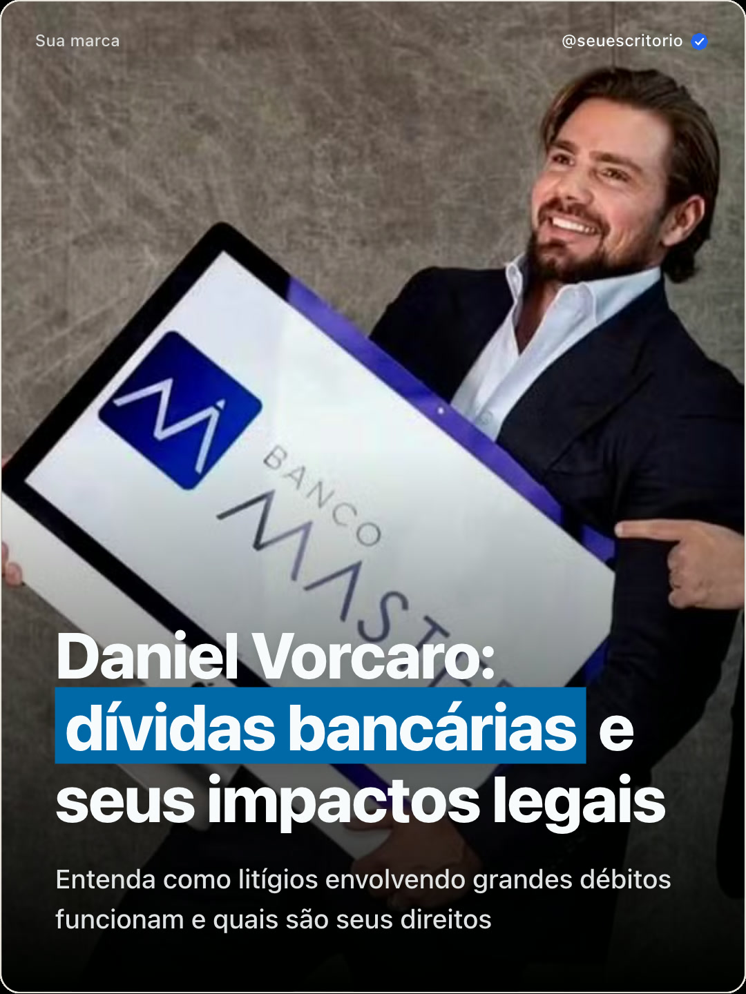 Exemplo de carrossel jurídico gerado pelo Posta Direito